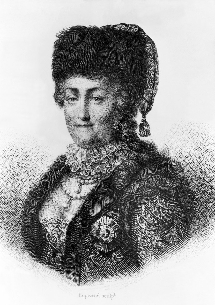 Katarzyna Wielka z Rosji autorstwa Unknown
