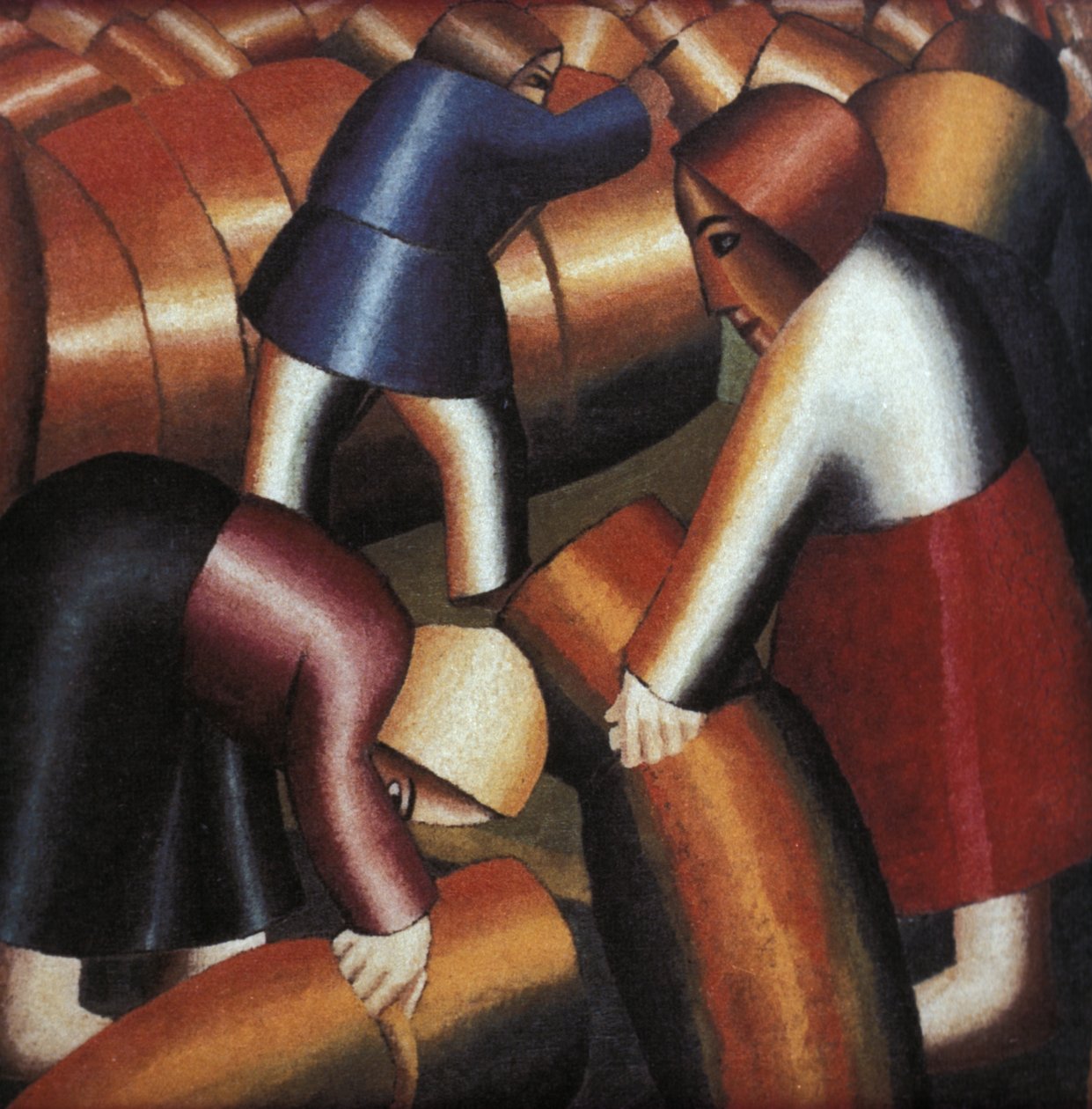Sianokosy (1928) obraz Malewicza. autorstwa Unknown