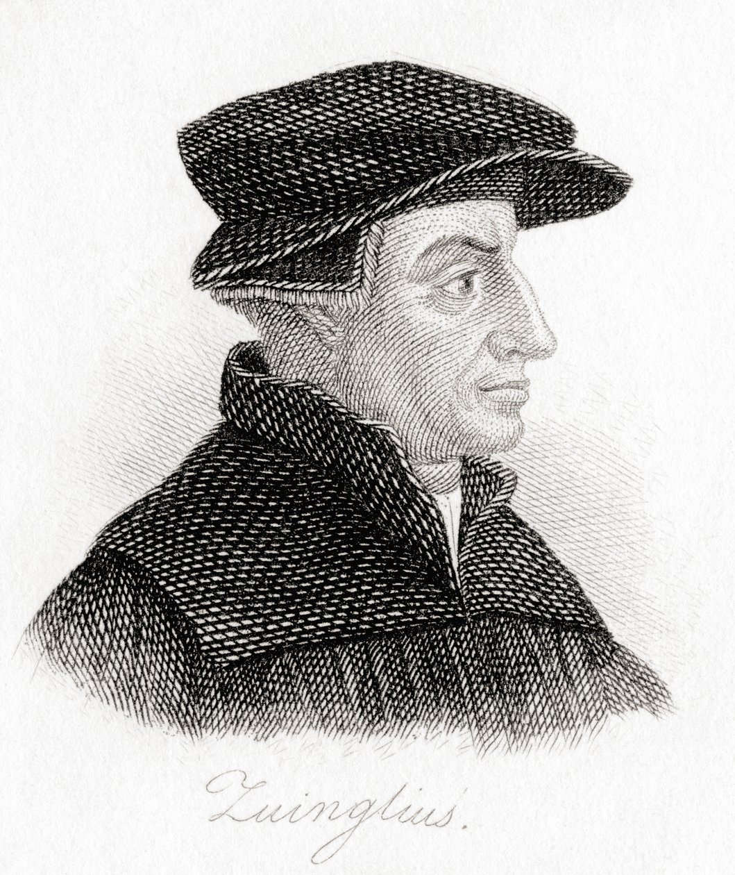 Huldrych Zwingli lub Ulrich Zwingli, 1484 ? 1531. autorstwa Unknown