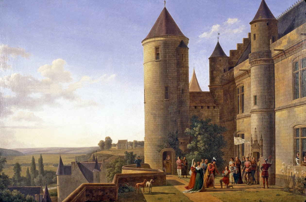 Indre & Loire N* 183 - Chateau de Loches - Spotkanie Karola VII i Joanny d