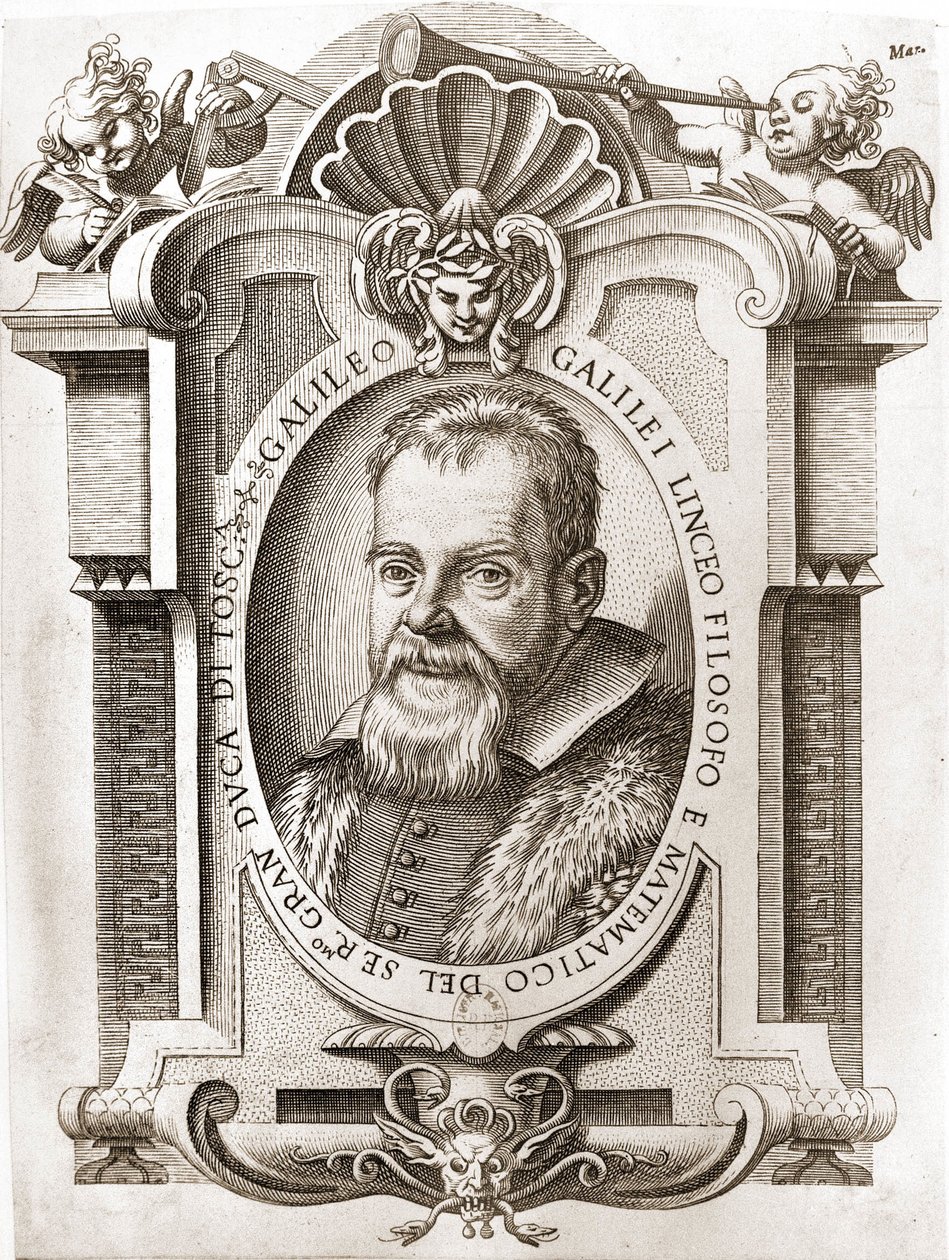 Portret Galileo Galilei to Galileo (1564 - 1642). autorstwa Unknown