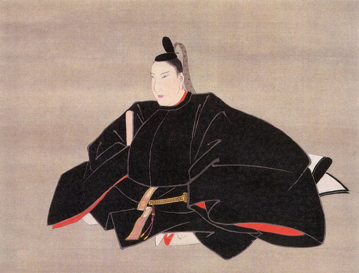 Portret Michiaki Tamury (Shigemura Data). autorstwa 小田島椿所筆