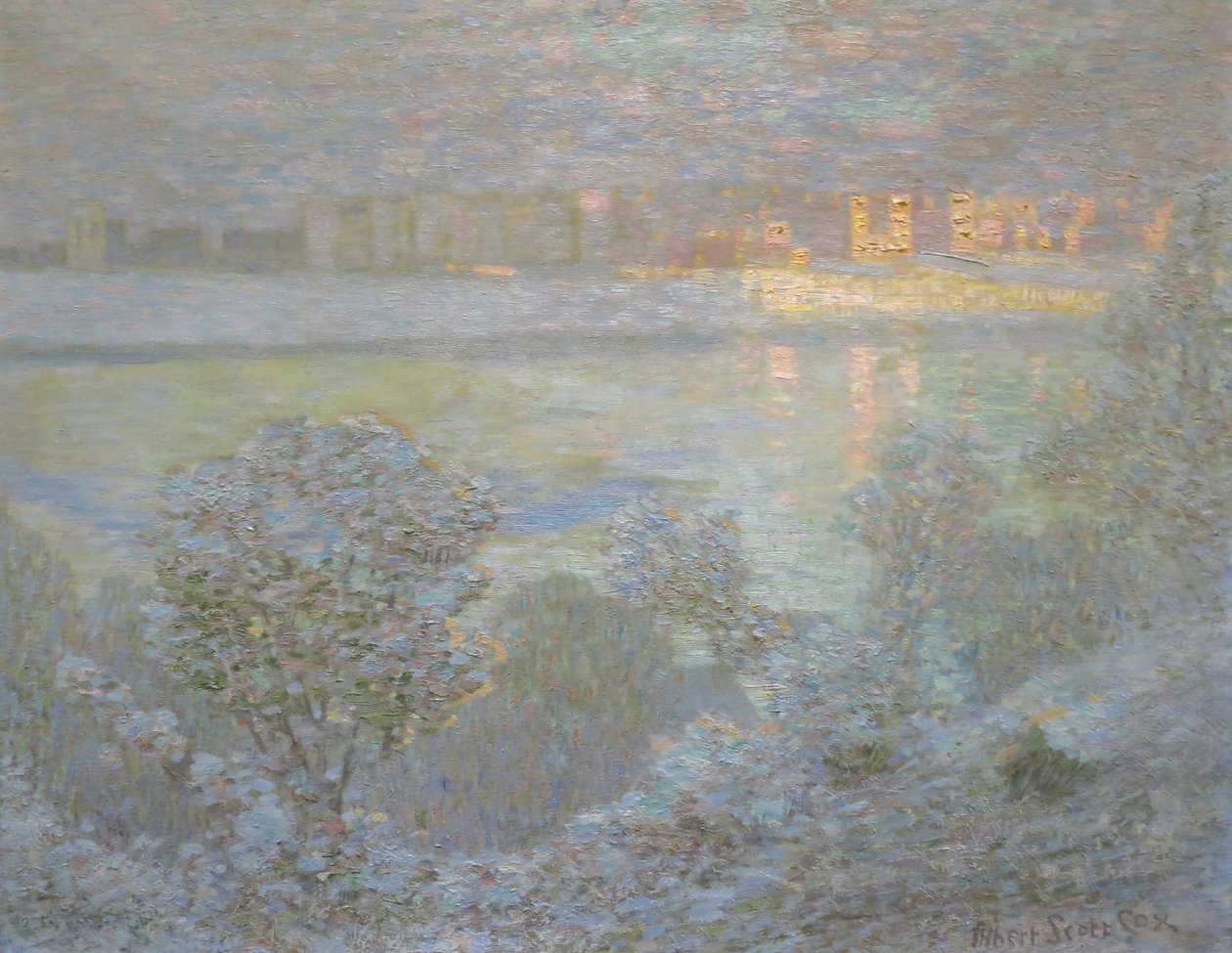 Central Park w Nowym Jorku zimą autorstwa Albert Scott Cox