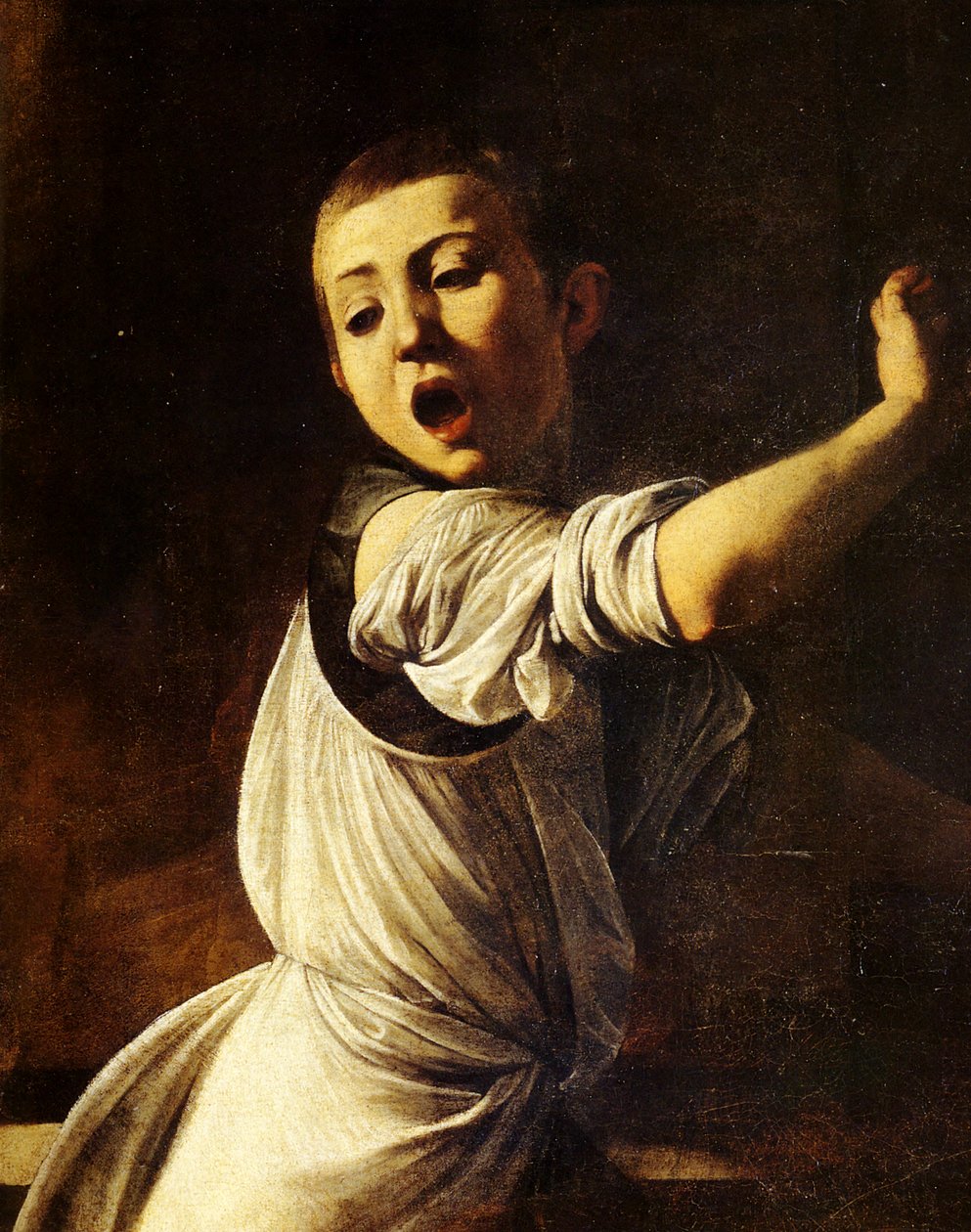 Męczeństwo św. Mateusza (fragment) autorstwa Michelangelo Merisi Caravaggio