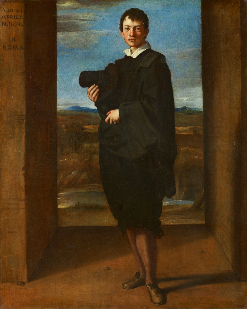 Portret młodego mężczyzny autorstwa Domenichino