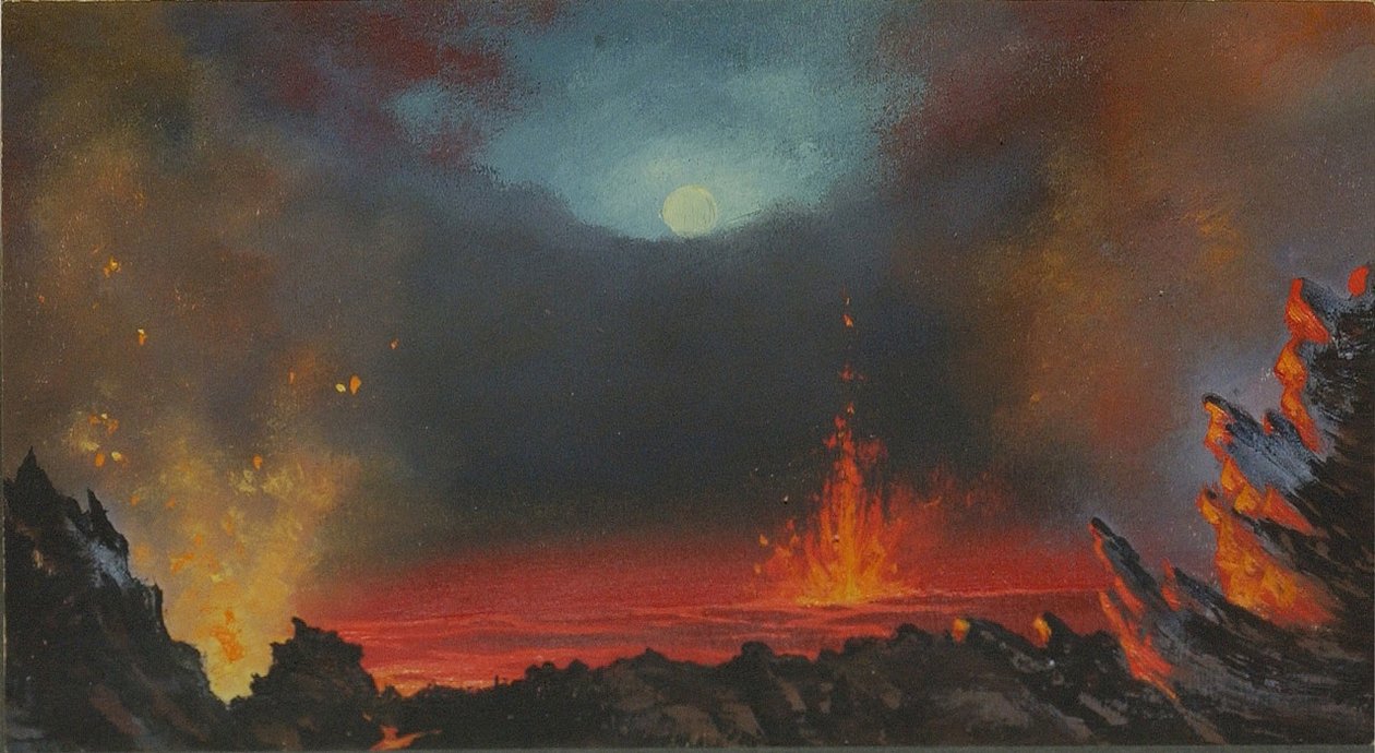 Kaldera Kilauea autorstwa Ogura Yonesuke Itoh