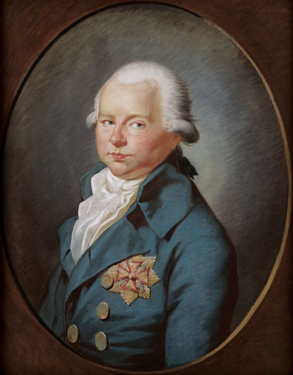 Portret Friedricha von Baden autorstwa Jakob Becker