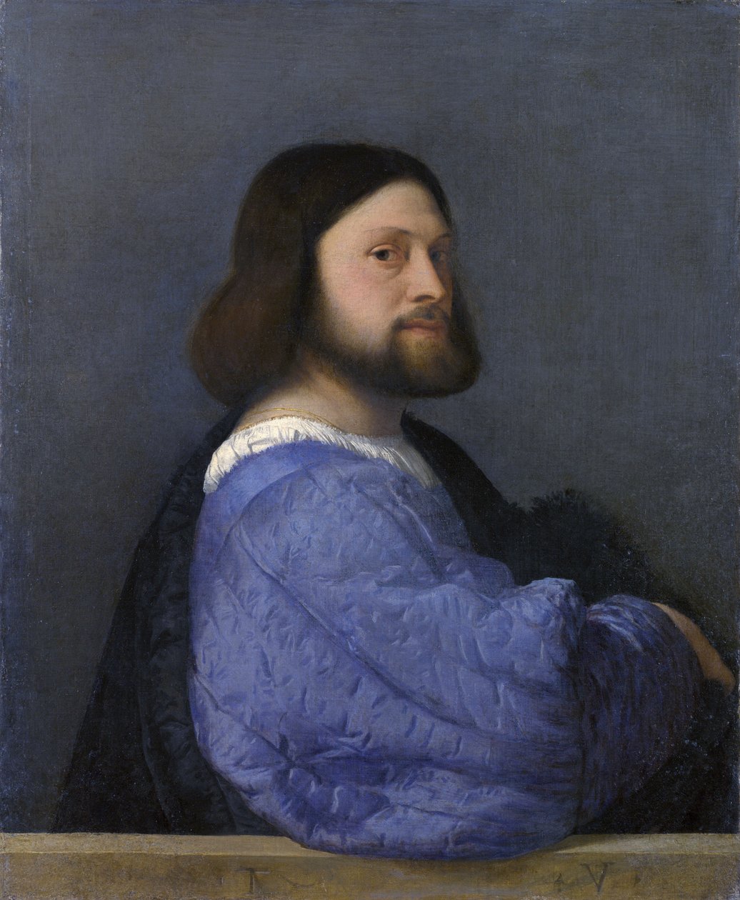 Portret mężczyzny autorstwa Tiziano Vecelli