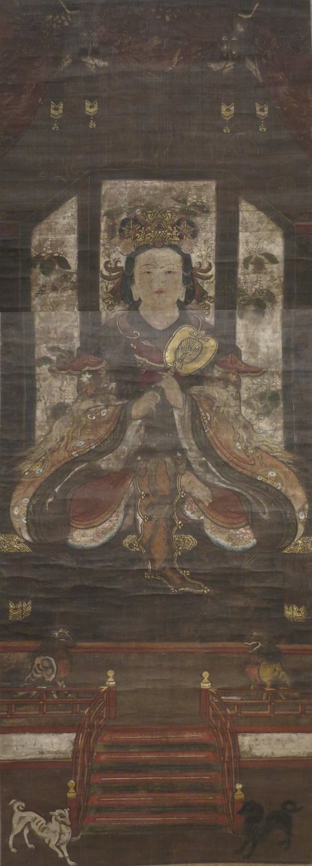 Niu Myōjin (Bogini Góry Kōya) autorstwa Unknown