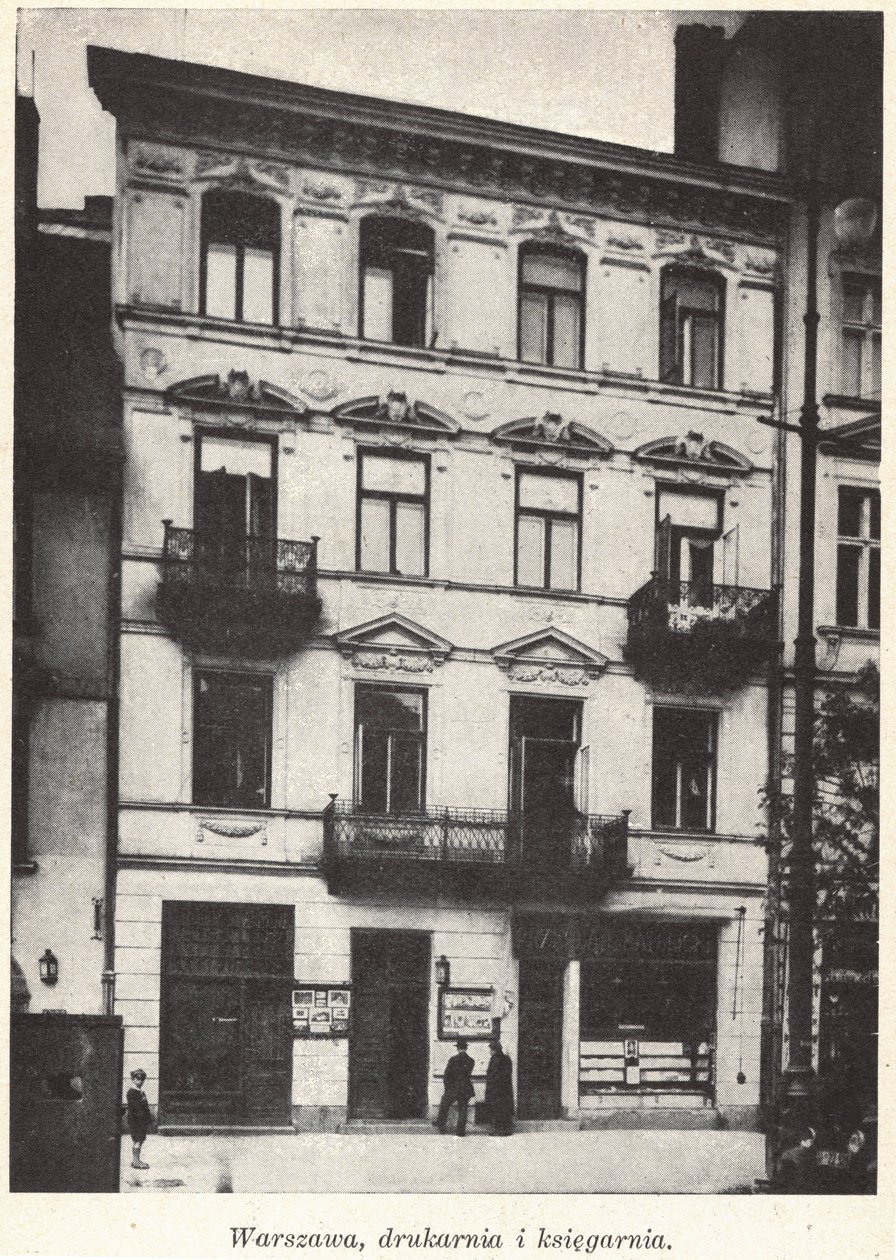 Pallottine Publishing House (Wydawnictwo Księży Pallotynów) on 71 Krakowskie Przedmieście street Warsaw, Poland before II World War autorstwa Unknown