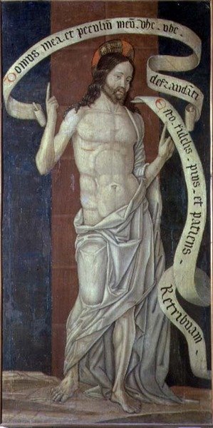Chrystus Odkupiciel (tempera) autorstwa (attr. to) Antonio da Pavia
