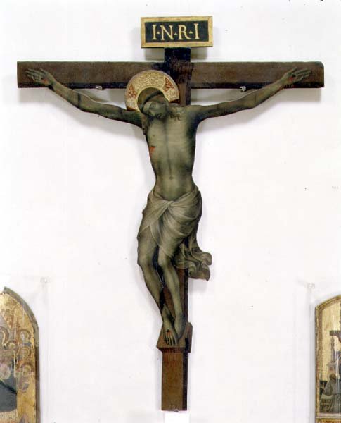 Krucyfiks (tempera na drewnie) autorstwa (c.1370 1425) Lorenzo Monaco