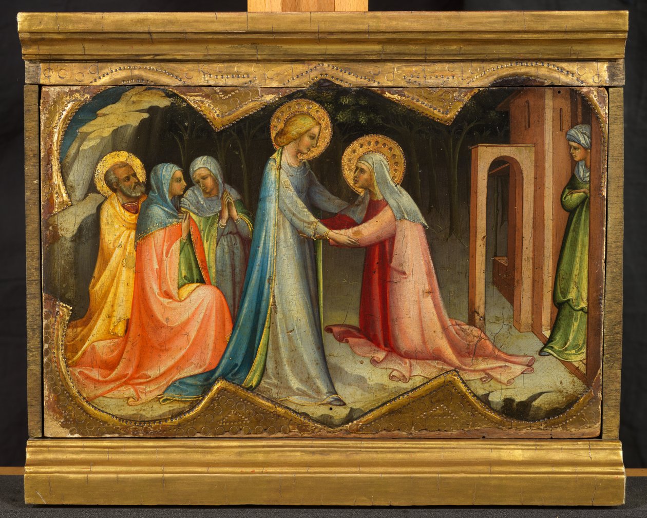Wizytacja autorstwa (c.1370 1425) Lorenzo Monaco
