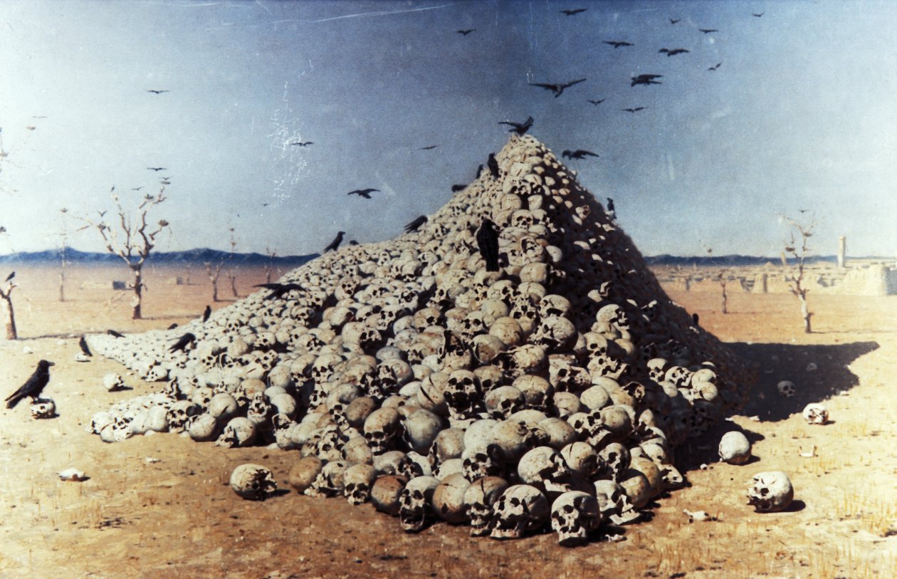 Apoteoza wojny Wasilija Vereshchagin, 1871. autorstwa Unknown