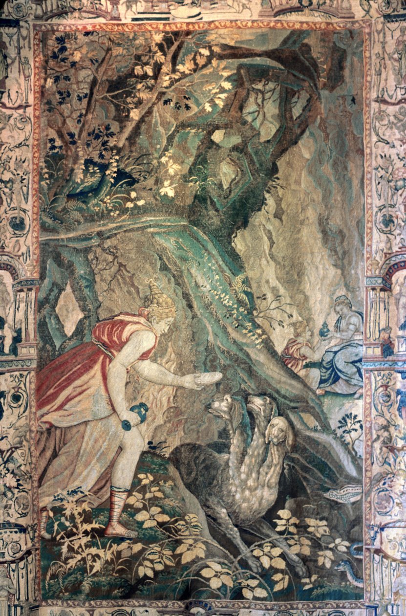 Indre & Loire N * 030 - Chateau dAzay-le-Rideau - Pokój N * 9 - Gobelin: Historia Psyche autorstwa Unknown