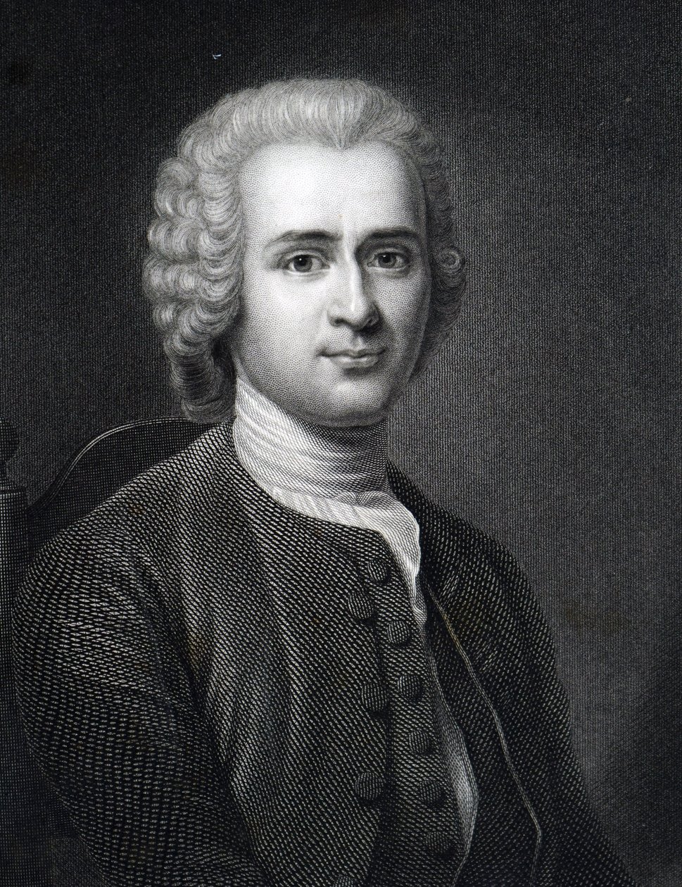 Jean-Jacques Rousseau. autorstwa Unknown