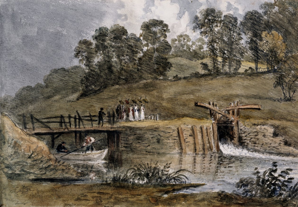 Zablokuj w Iffley. Williama Krocza. autorstwa Unknown