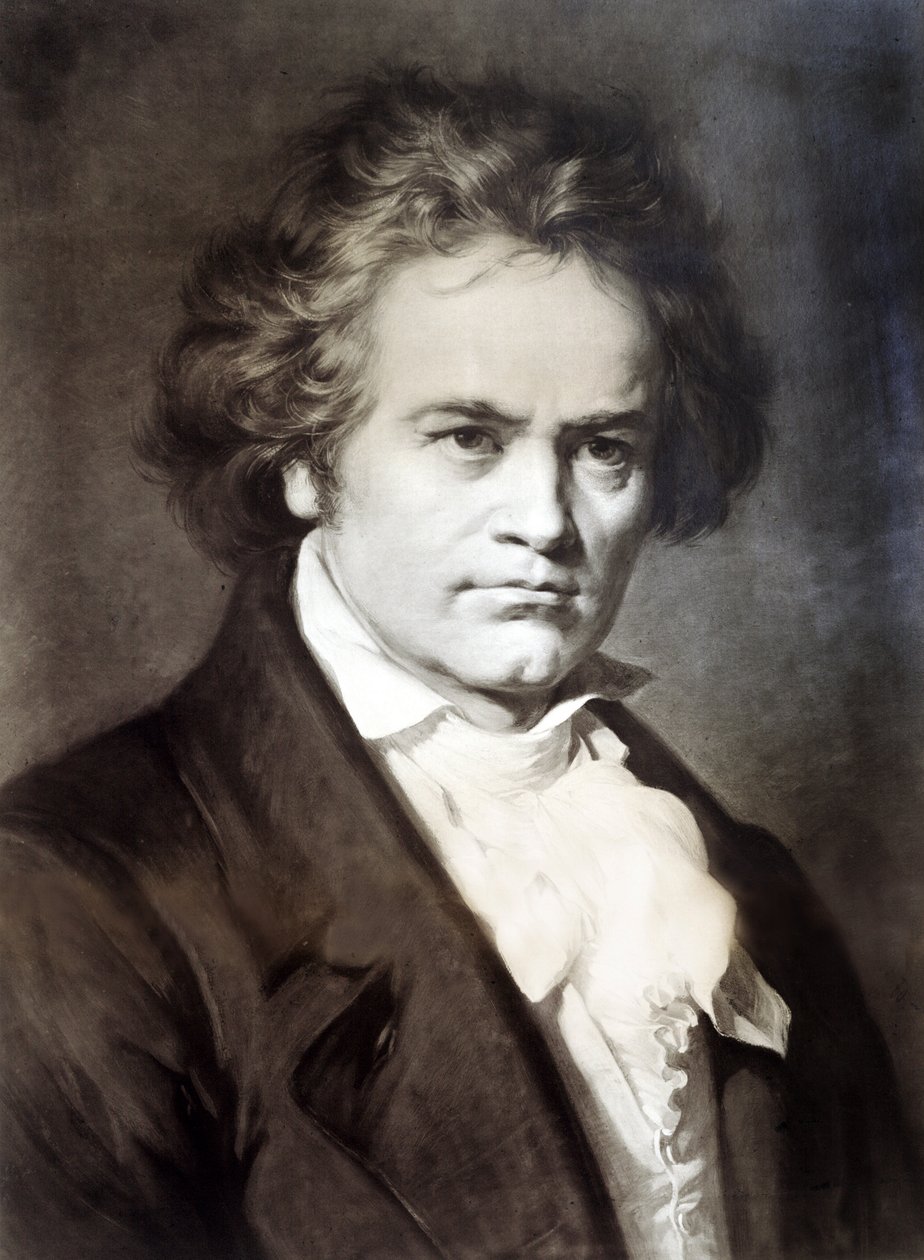 Ludwig van Beethoven, kompozytor. autorstwa Unknown