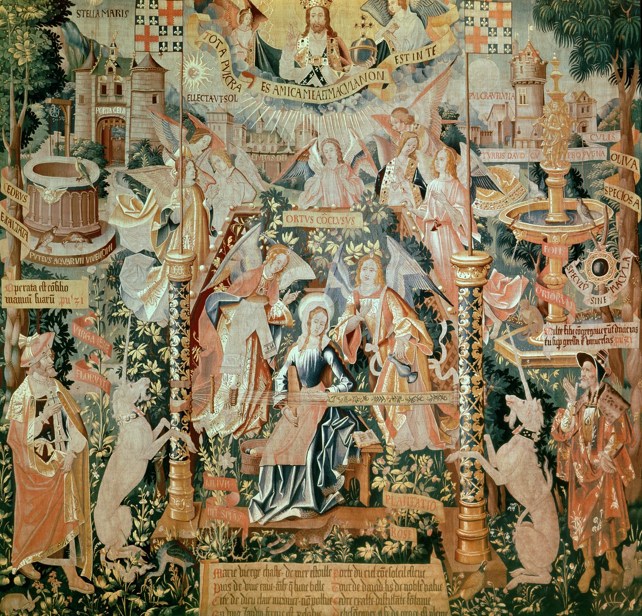 Ариун сүм дэх Мариа, Онгон охины амьдралын дүр зураг, Гобелен, 1530 (мөн 61163-65-ыг үзнэ үү) поли autorstwa Unknown