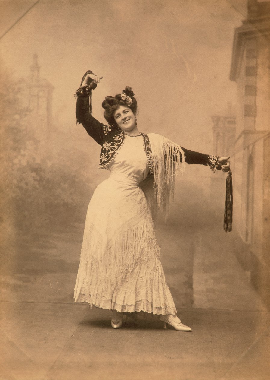 Aktorka teatralna autorstwa Unknown
