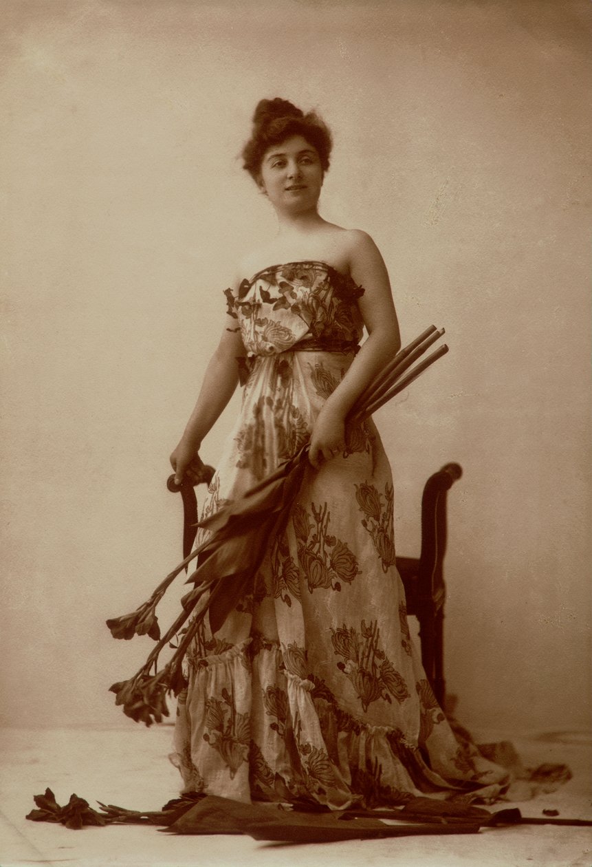 Aktorka teatralna autorstwa Unknown