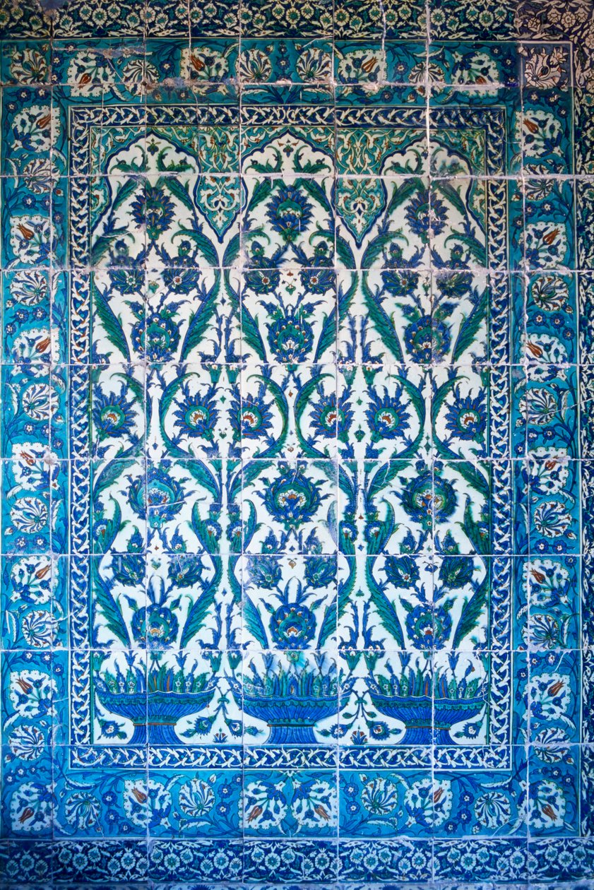 Turcja, Stambuł, Pałac Topkapi, płytki Iznik autorstwa Unknown