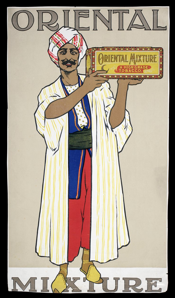 Orientalna mieszanka tytoniowa (plakat reklamowy) autorstwa American School