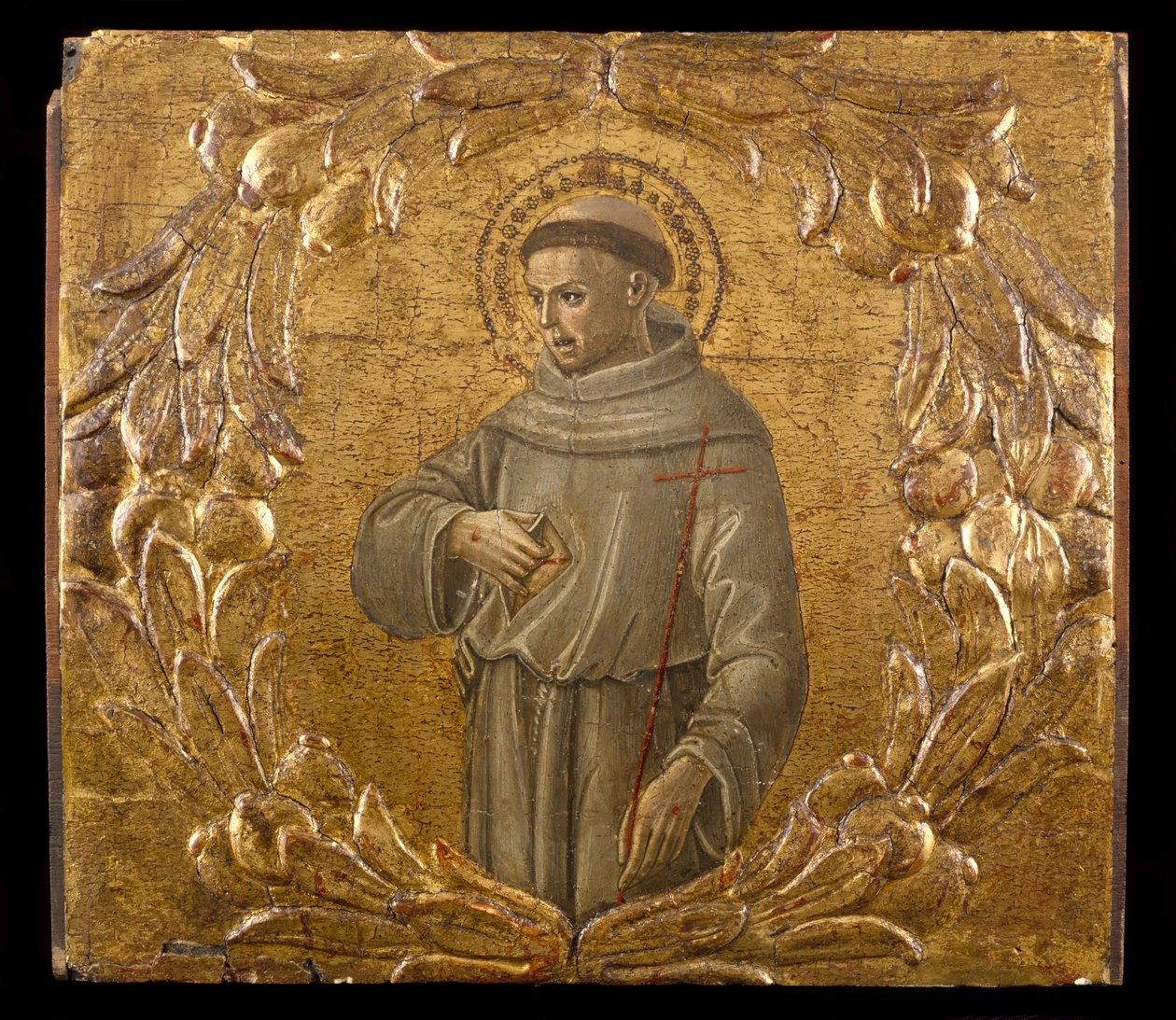 Święty Franciszek, ok. 1475-78 (tempera i złote liście na drewnie) autorstwa Benvenuto di Giovanni