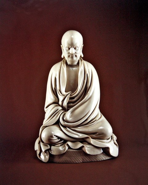 Bodhidharma (Damo), dynastia Ming (1368-1644) (porcelana) autorstwa Chinese School