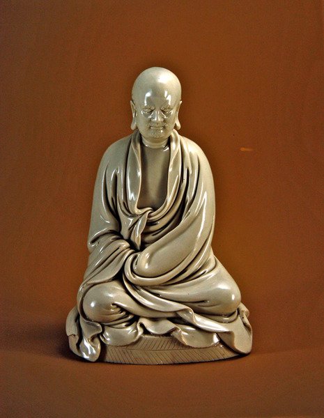 Bodhidharma (Damo), dynastia Ming (1368-1644) (porcelana) autorstwa Chinese School