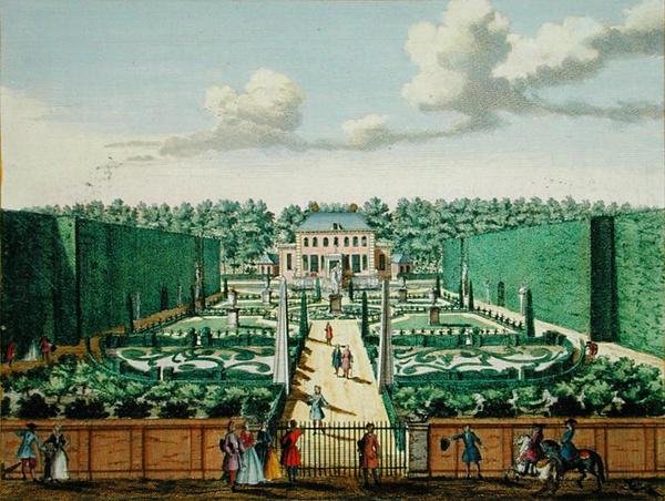 Watervliet, z Het Zeganplant Kennemerlant, Hendrick de Leth i Matthias Brouerius Van Nidek, opublikowany ok. 1700-1730 (zob. także 172313, 172314) autorstwa Dutch School