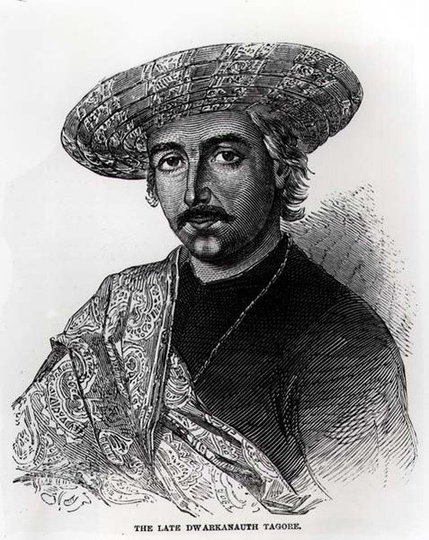 Dwarkanath Tagore (1794-1846) autorstwa English School