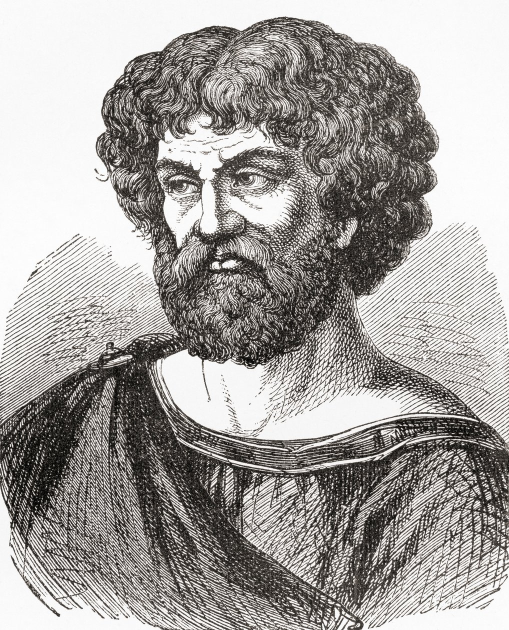 Hannibal Barca, z Ilustrowanej Historii Świata Ward and Locks, wyd. ok. 1882 r autorstwa English School