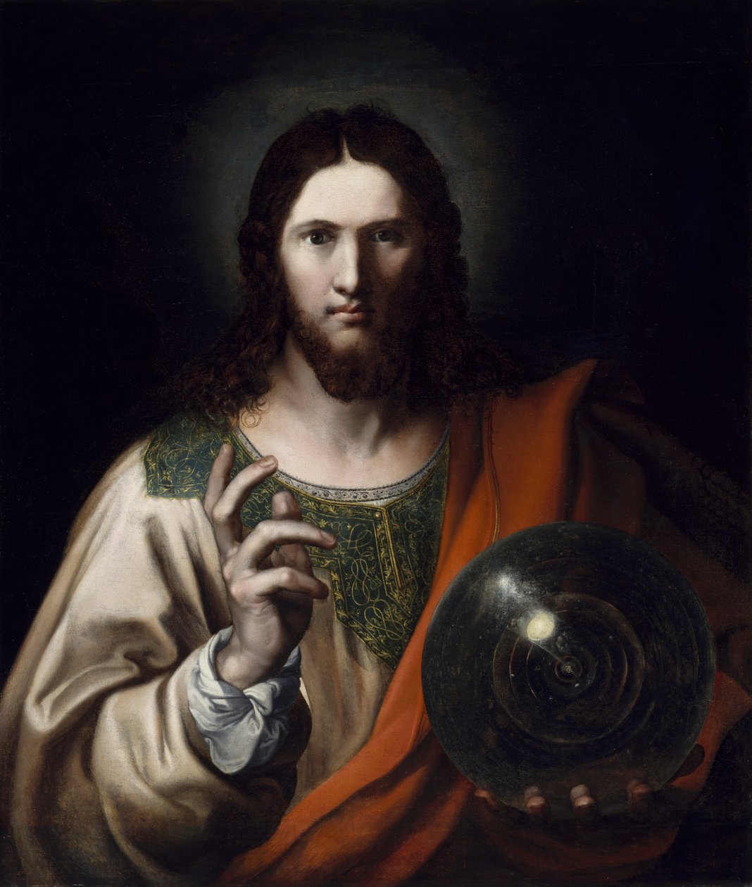 Salvator Mundi, trzecia ćw. XVI w. autorstwa Flemish School