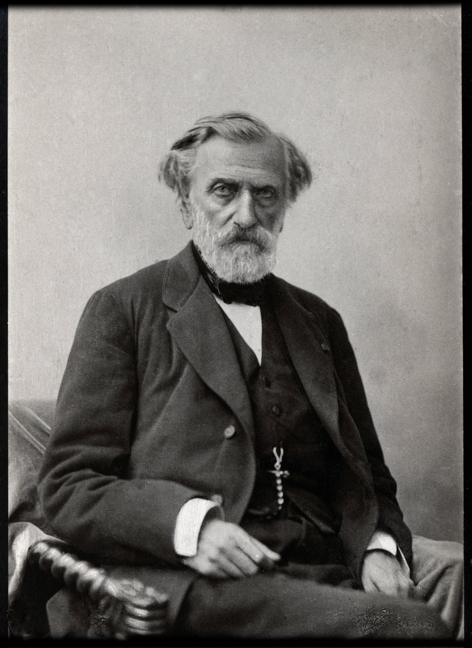 Portret Ambroise Thomasa (1811-1896), francuskiego kompozytora. autorstwa French Photographer