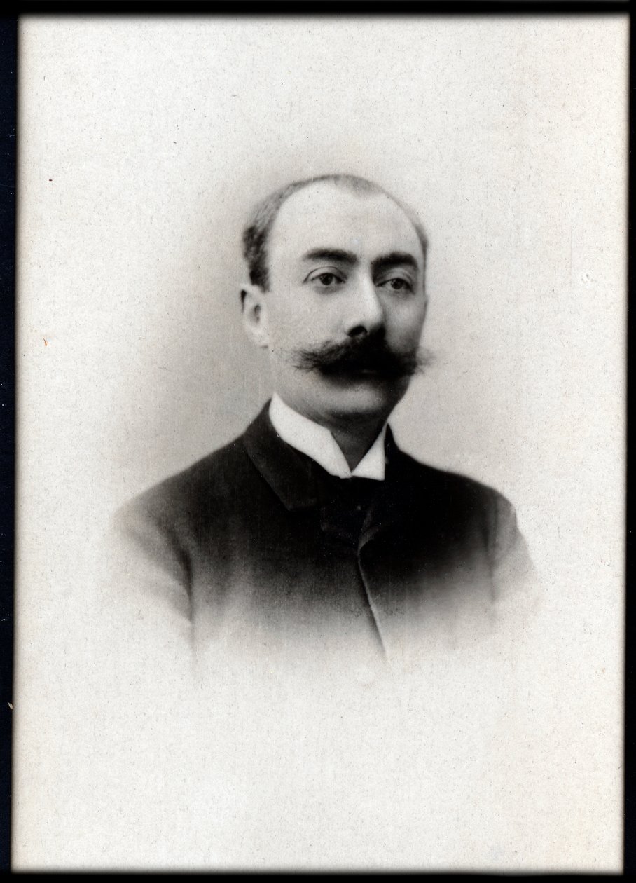 Portret Andre Messagera (1853-1919), francuskiego kompozytora. autorstwa French Photographer