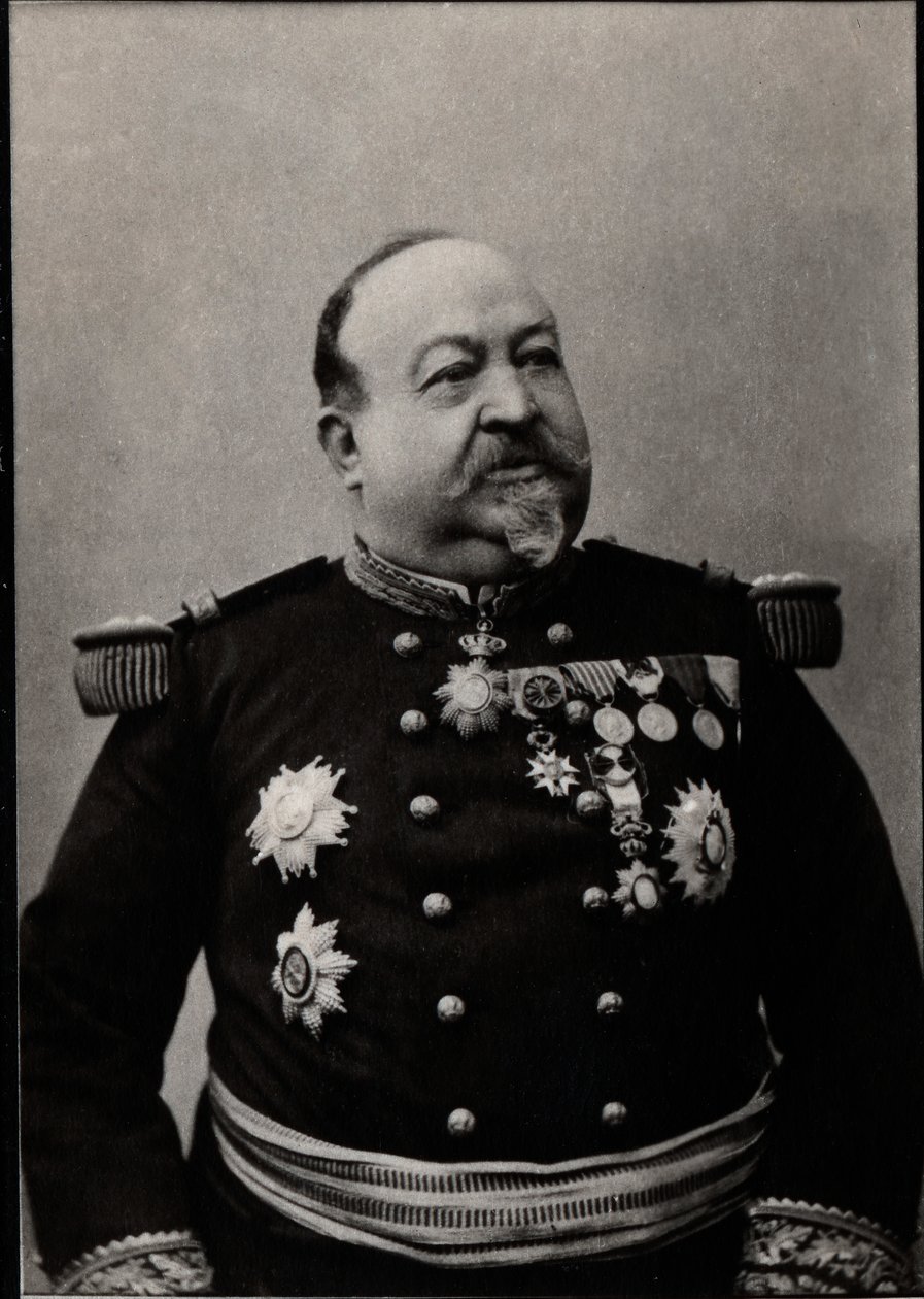 Portret Ange Laurenta Giovanninelli (1837-1903), francuskiego generała. autorstwa French Photographer
