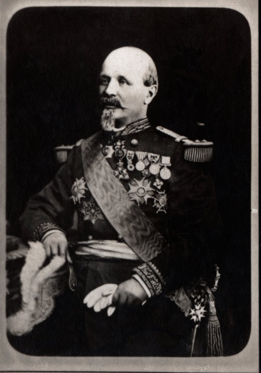 Portret Antoine Eugene Alfreda Chanzy (1823-1883), francuskiego generała. autorstwa French Photographer