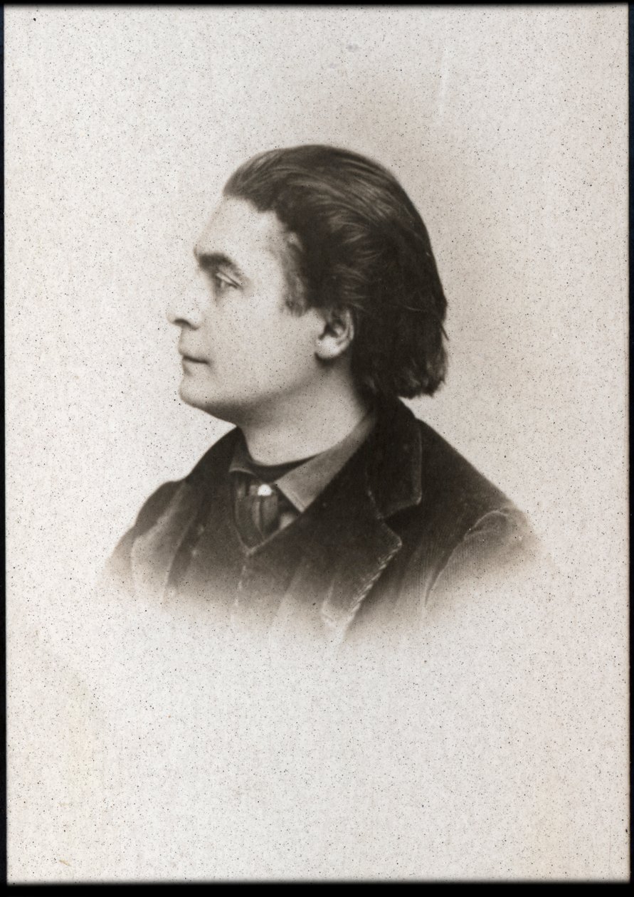 Portret Aristide Bruant (1851-1925), francuskiego piosenkarza kabaretowego, komika i właściciela nocnego klubu. autorstwa French Photographer