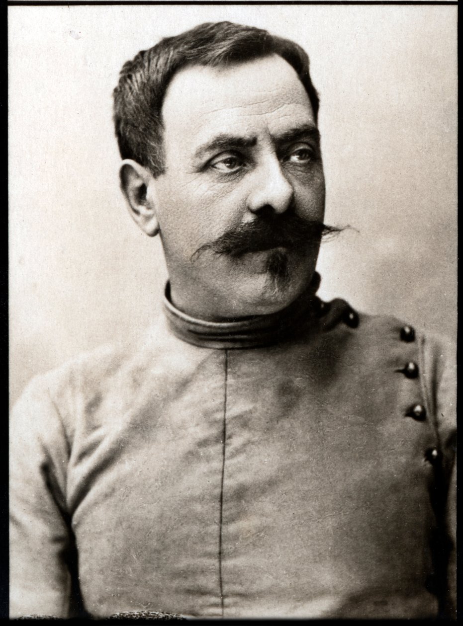 Portret Arsene Vigeant (ur. 1842), francuski szermierz. autorstwa French Photographer