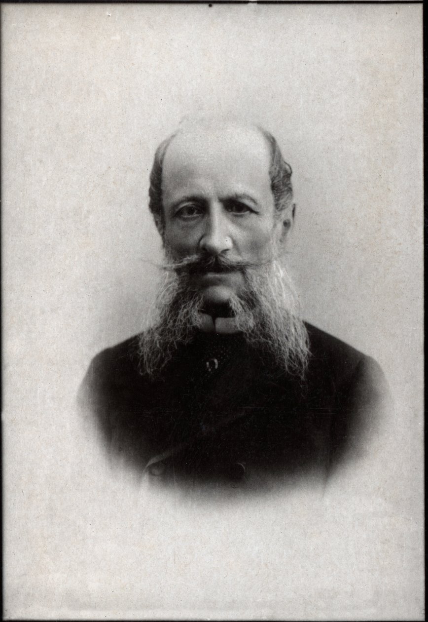 Portret Arthura Pavlovitcha de Mohrenheim (1824-1906), rosyjskiego polityka i dyplomaty. autorstwa French Photographer