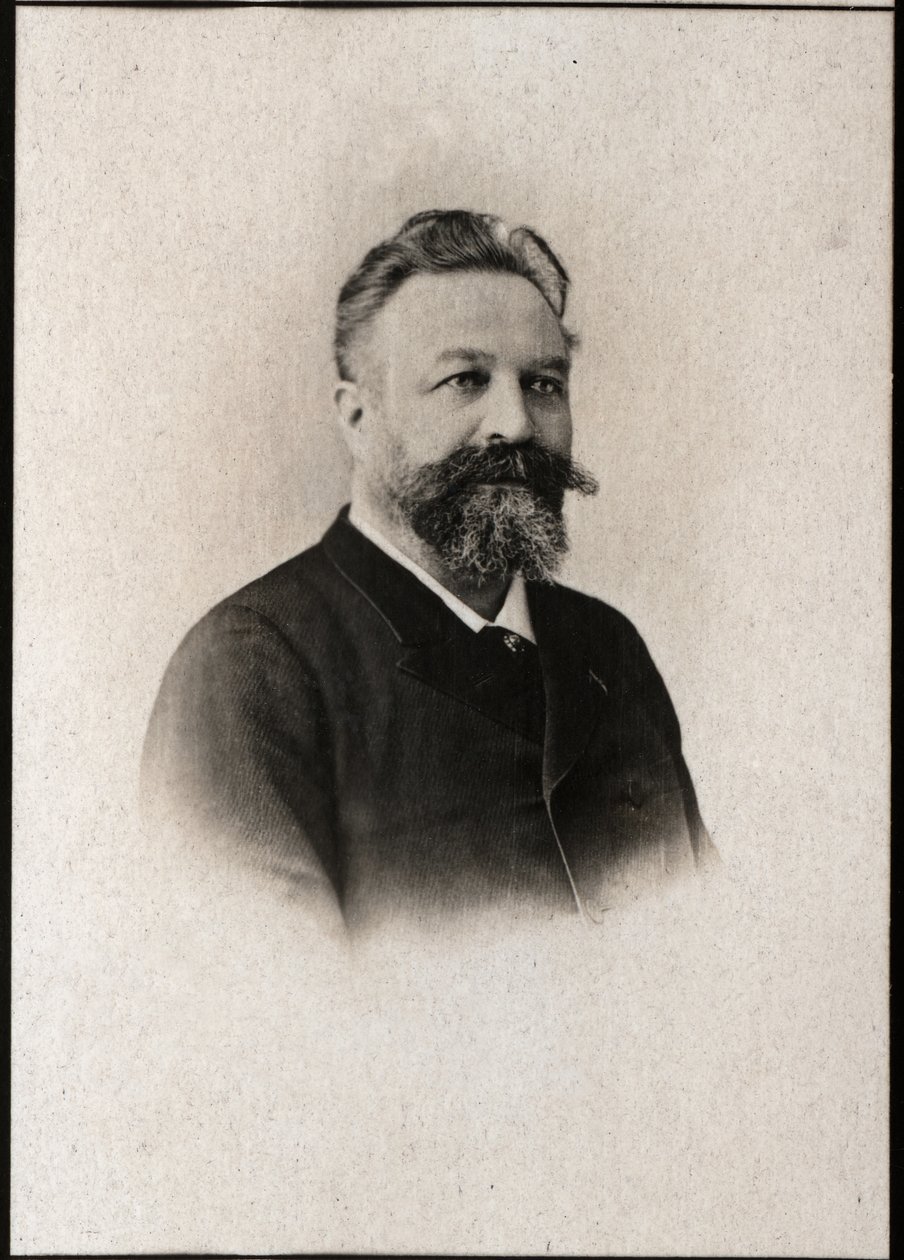 Portret Edouarda Colonne (1838-1910), francuskiego dyrygenta i skrzypka. autorstwa French Photographer