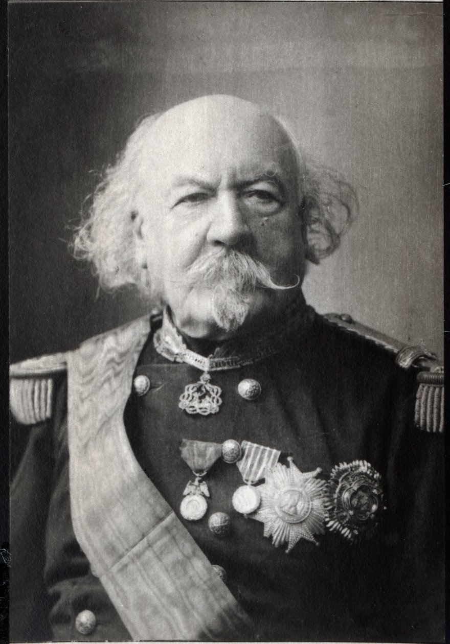Portret Francois Marcellin Certain de Canrobert (1809-1895), marszałek Francji. autorstwa French Photographer
