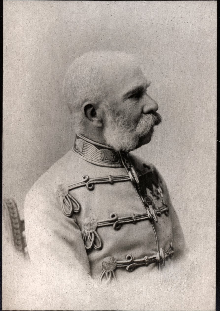 Portret Franciszka Józefa I (1830-1916), cesarza Austrii. autorstwa French Photographer