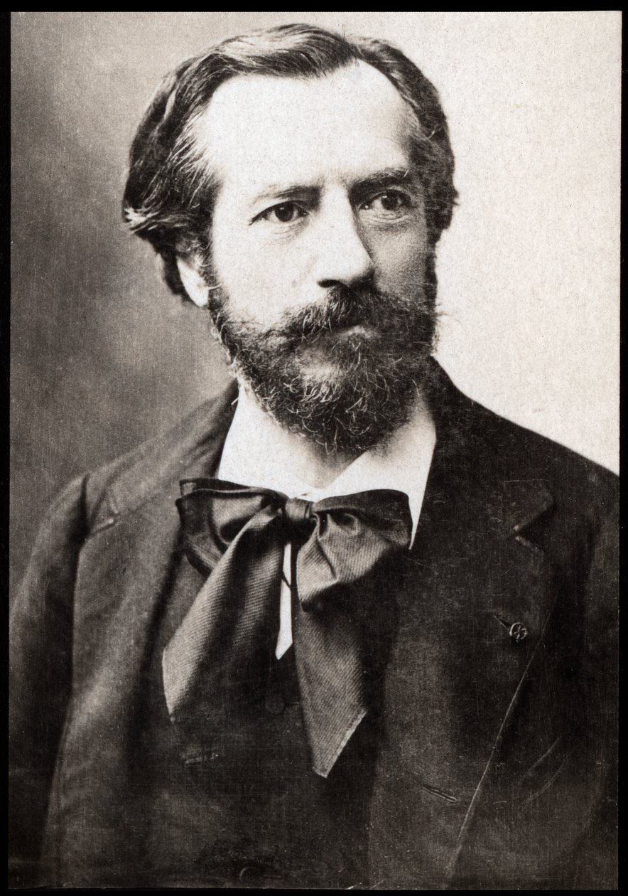 Portret Fryderyka Augusta Bartholdiego (1834-1904), francuskiego rzeźbiarza. autorstwa French Photographer