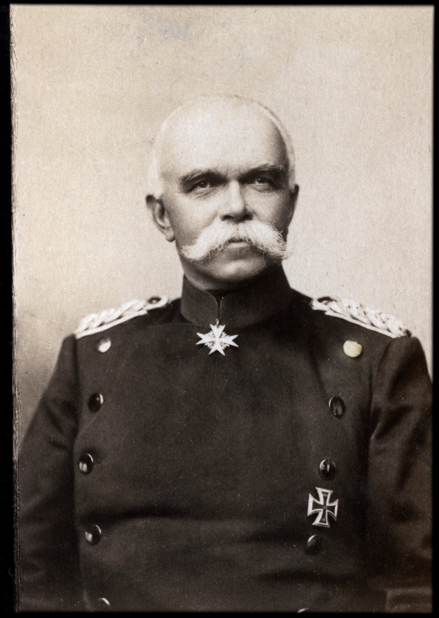 Portret Georga (Georgesa) Leo Grafa von Caprivi de Caprera de Montecuccoli (1831-1899) autorstwa French Photographer