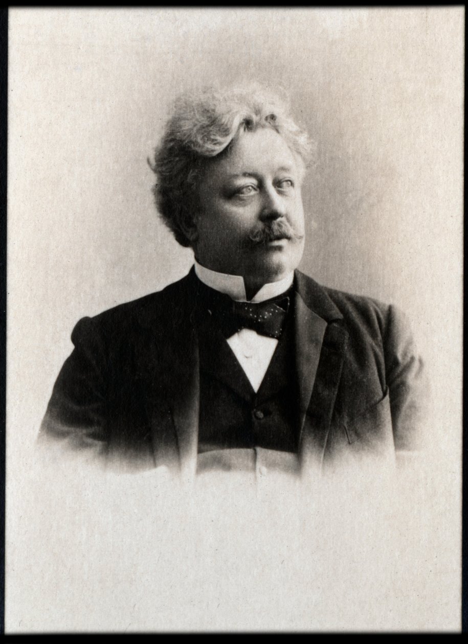 Portret Henri (Henry) Bauera (1851-1915), francuskiego dziennikarza. autorstwa French Photographer