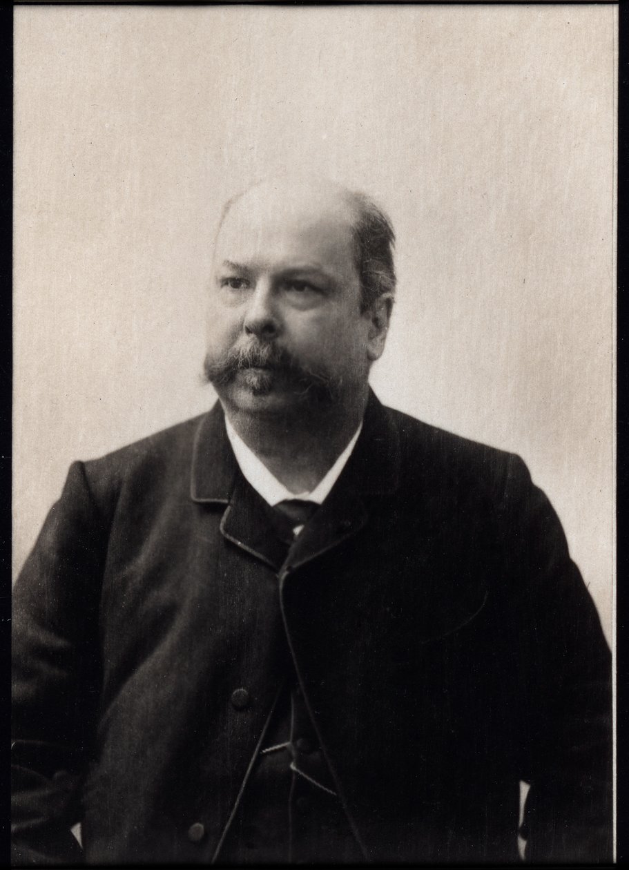 Portret Henri (Henry) Meilhaca (1831-1897), francuskiego dramaturga i librecisty operowego. autorstwa French Photographer