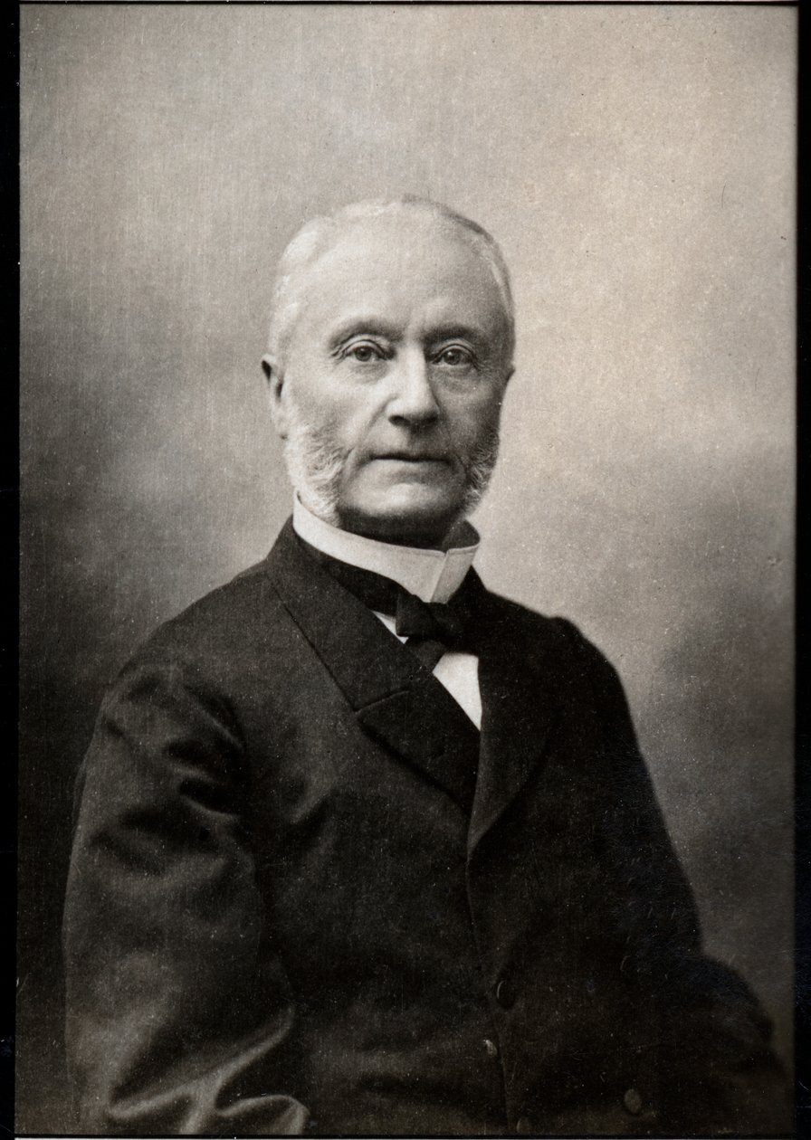 Portret Henri Barboux (1834-1910), francuskiego prawnika i polityka. autorstwa French Photographer