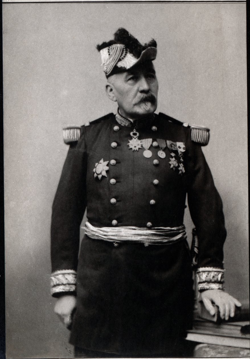 Portret Jacques Charles Duchesne (1837-1918), francuskiego generała. autorstwa French Photographer